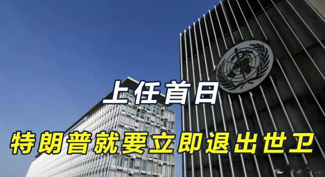 特朗普宣布美国退出世界卫生组织 特朗普一上任就带领美国退出世界卫生组织，或许很多