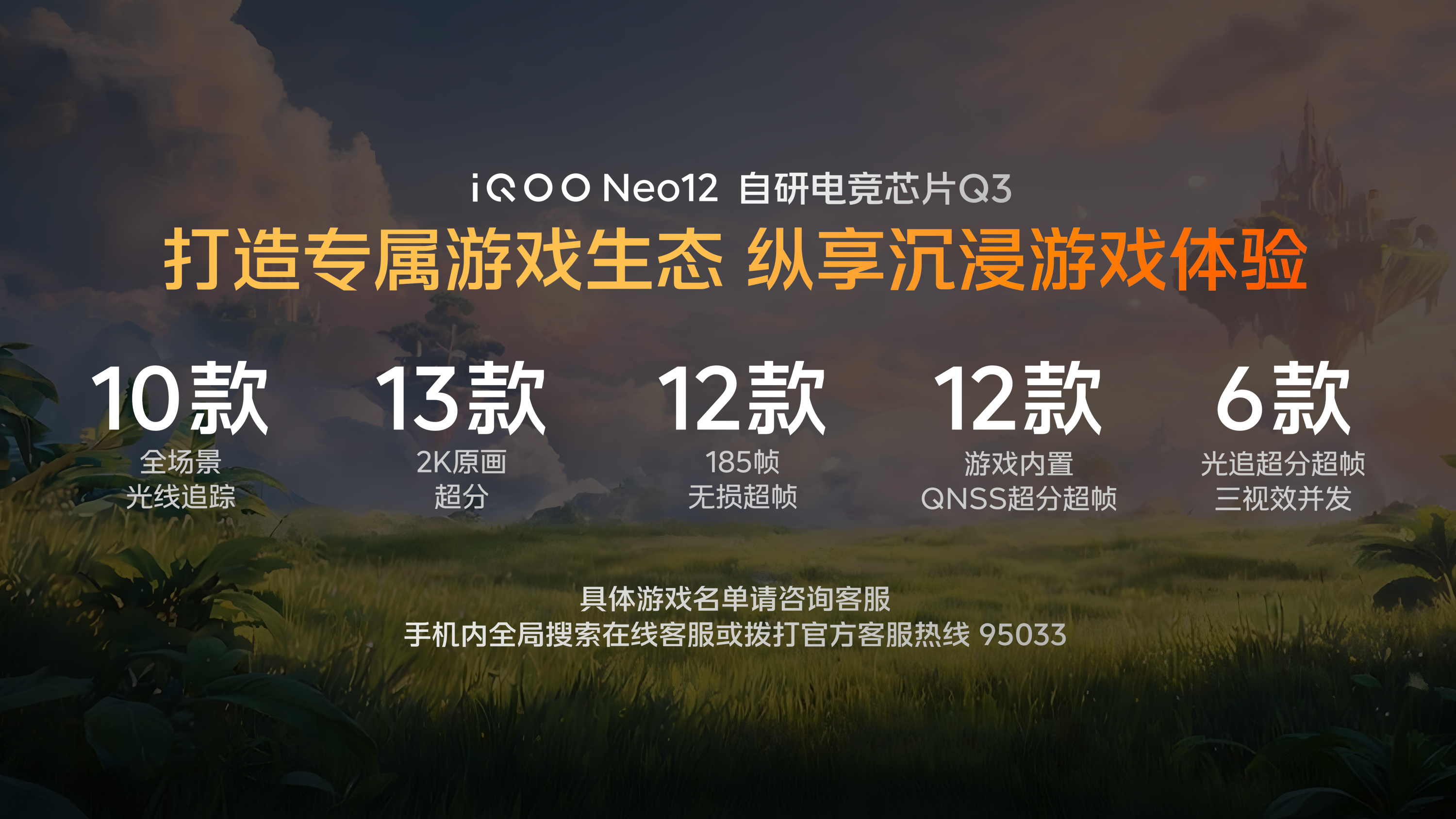 iQOO全面发力FPS游戏体验，iQOO Neo12支持10款热门手游全场景光追