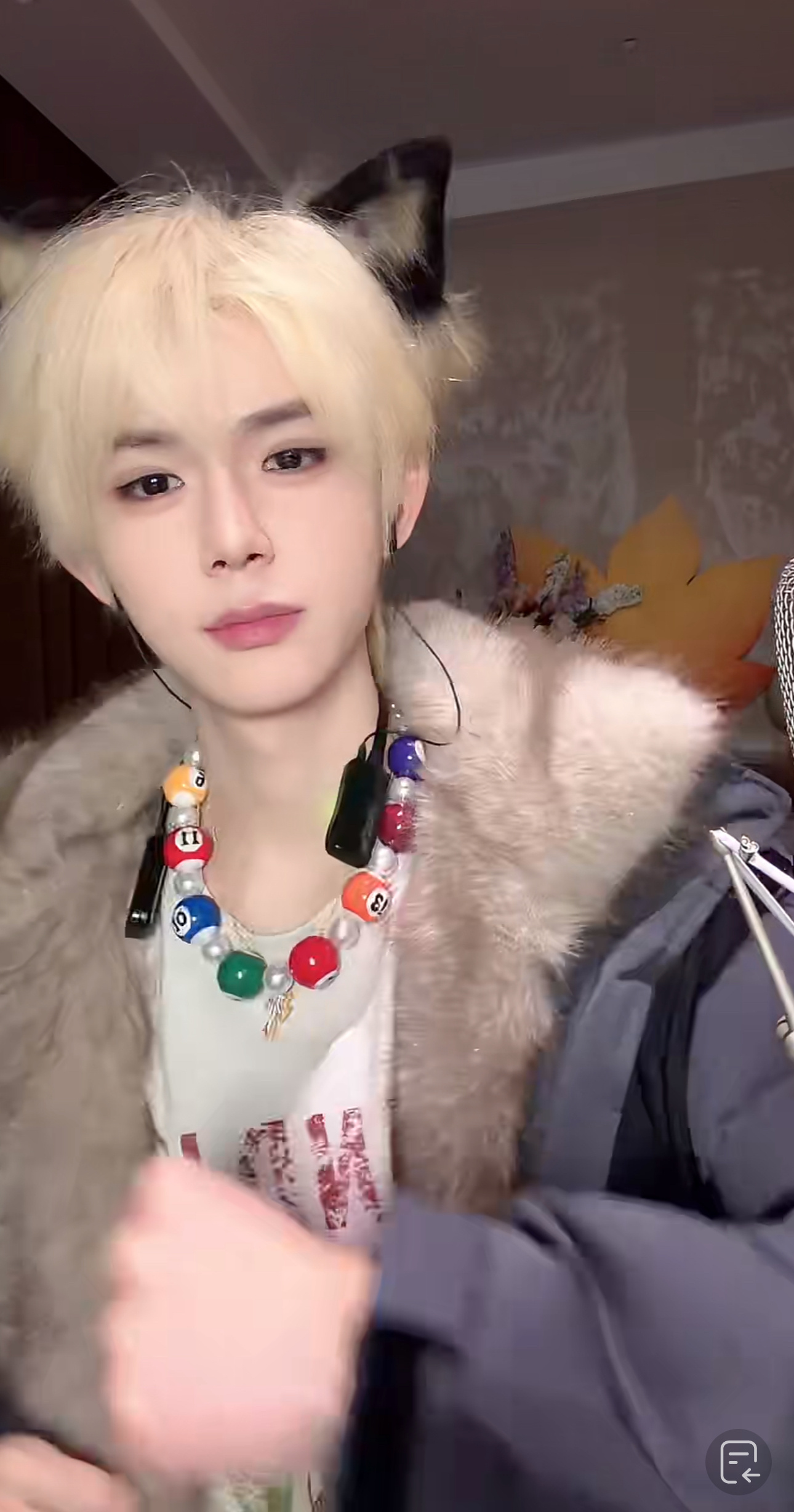 这个项链好特别哈哈哈 台球项链！ 