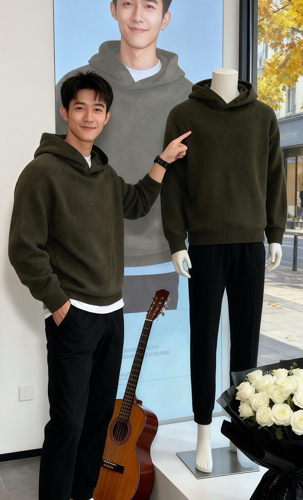 秋冬毛衣搭配思路 男生穿搭 男友穿搭 冬季搭配 秋冬穿搭想显帅配色就得出彩