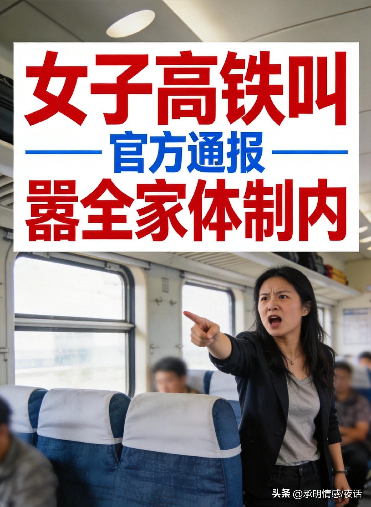 高铁上喊“全家体制内是地头蛇”？官方通报直接打脸
高铁上这人吵吵快一小时，劝他还
