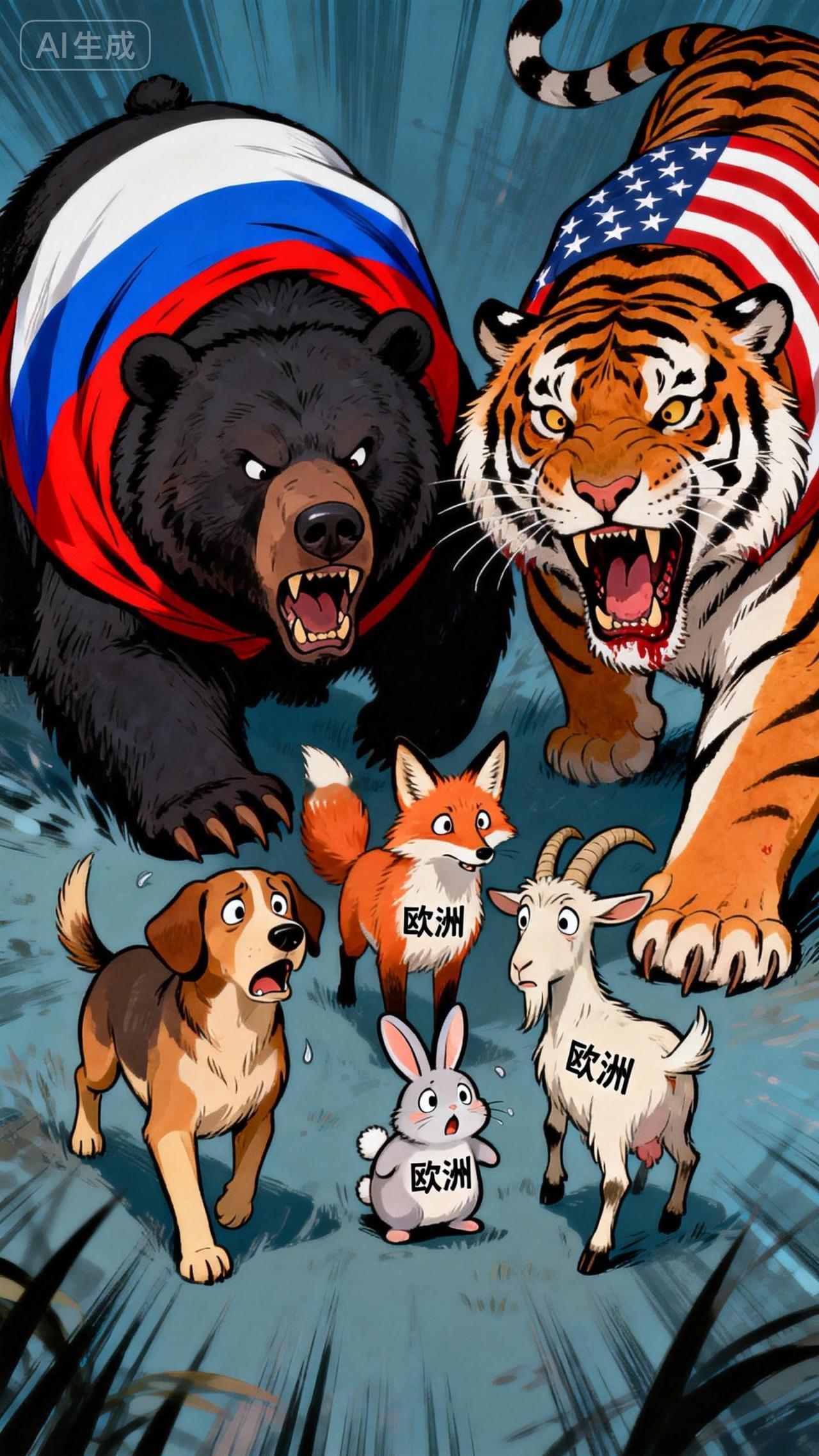 欧洲活成了“夹心饼干”！
欧洲原以为自己的敌人是俄罗斯，拼命地支持乌克兰对抗俄罗