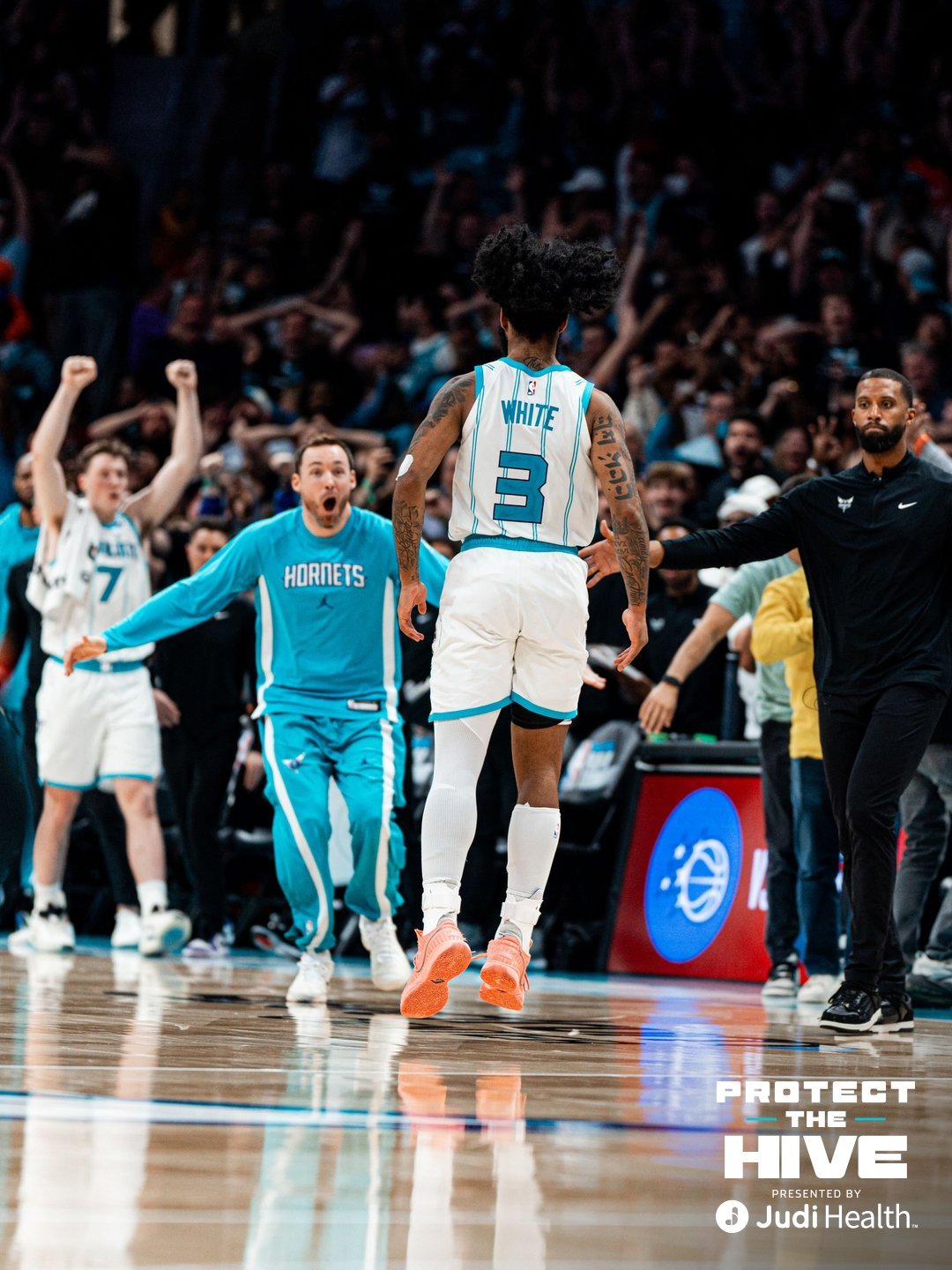 没啥祝福黄蜂的，但是怀特今天真是居功至伟，破了热火的心魔nba