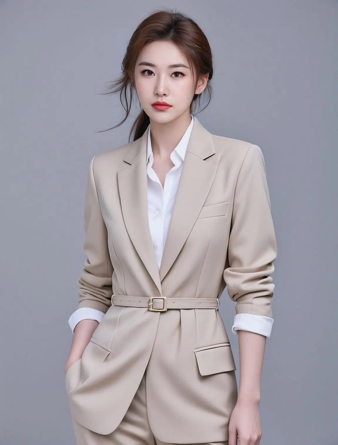 AI通勤风肖像 ai创作