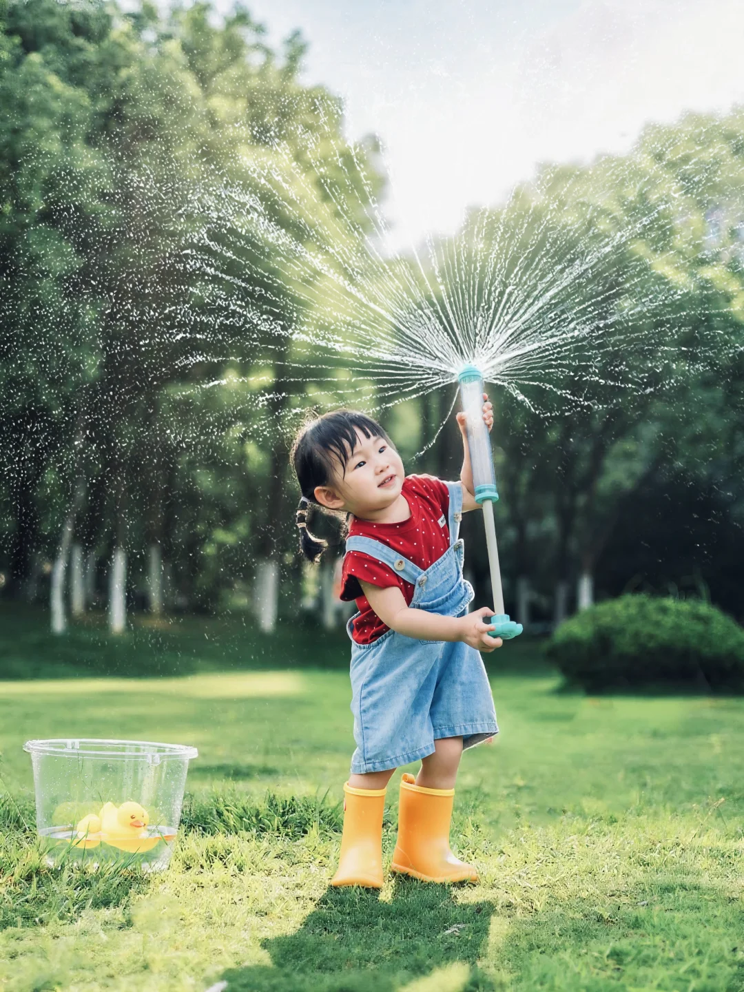 夏天带娃玩水💦这样拍真的好出片