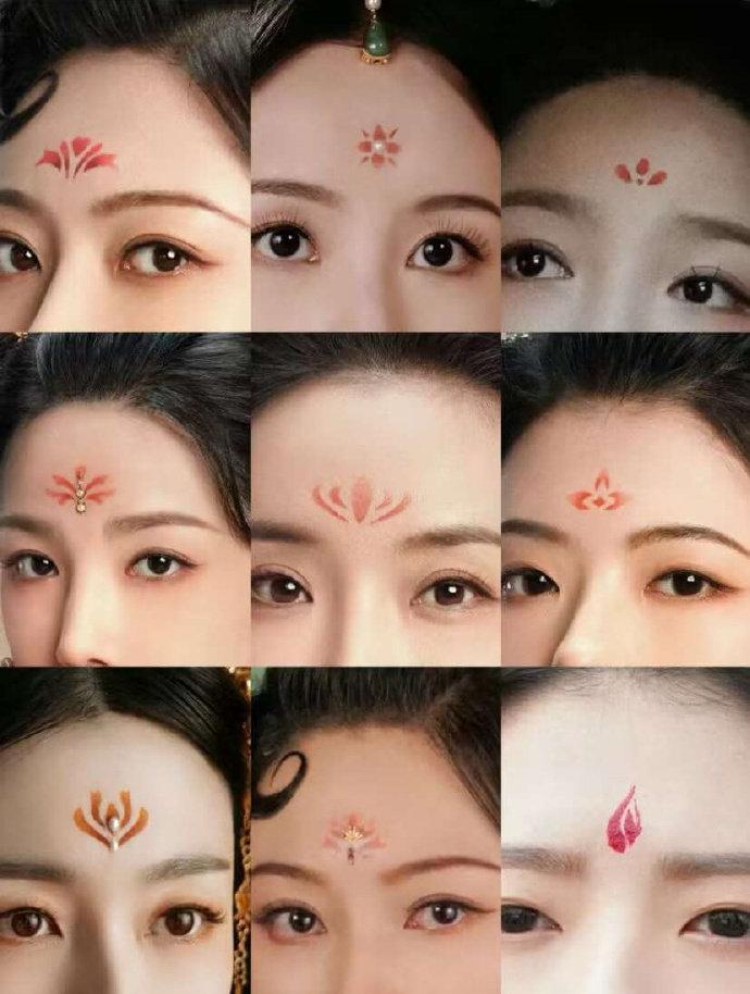这么多花钿造型 你都认识哪个 