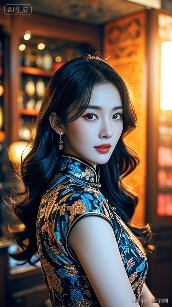 优雅黑裙，闪耀珠宝，完美女神！