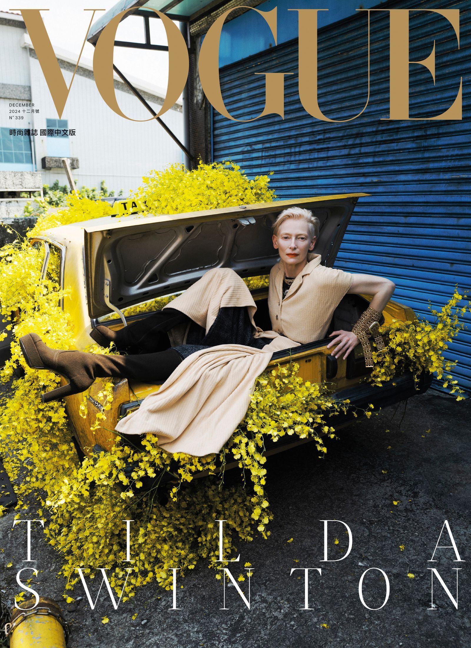 仙人Tilda Swinton登上Vogue Taiwan 12月号封面✨这次拍