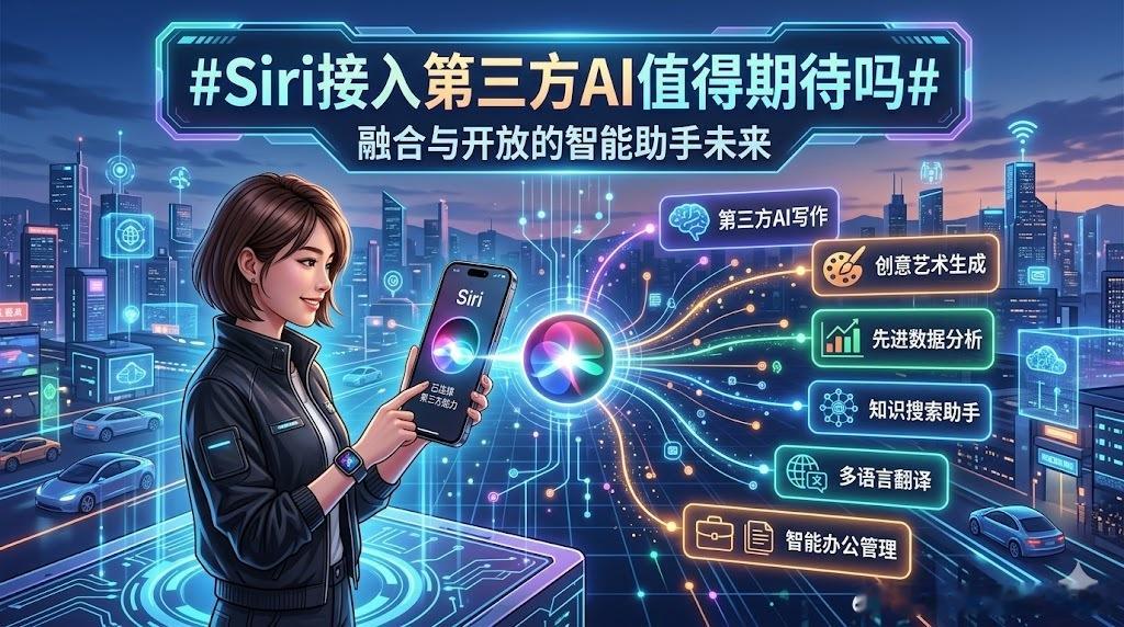 Siri接入第三方AI值得期待吗 这个答案，无疑是肯定的！曾经被调侃为“人工智障