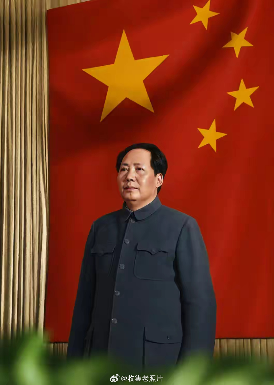 1962年，准备投票的伟人。感谢毛主席，为我们换了人间！