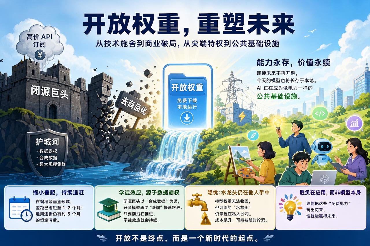 【开源模型不是大厂慈善，是降维打击的阳谋】

很多人把 DeepSeek 或 L