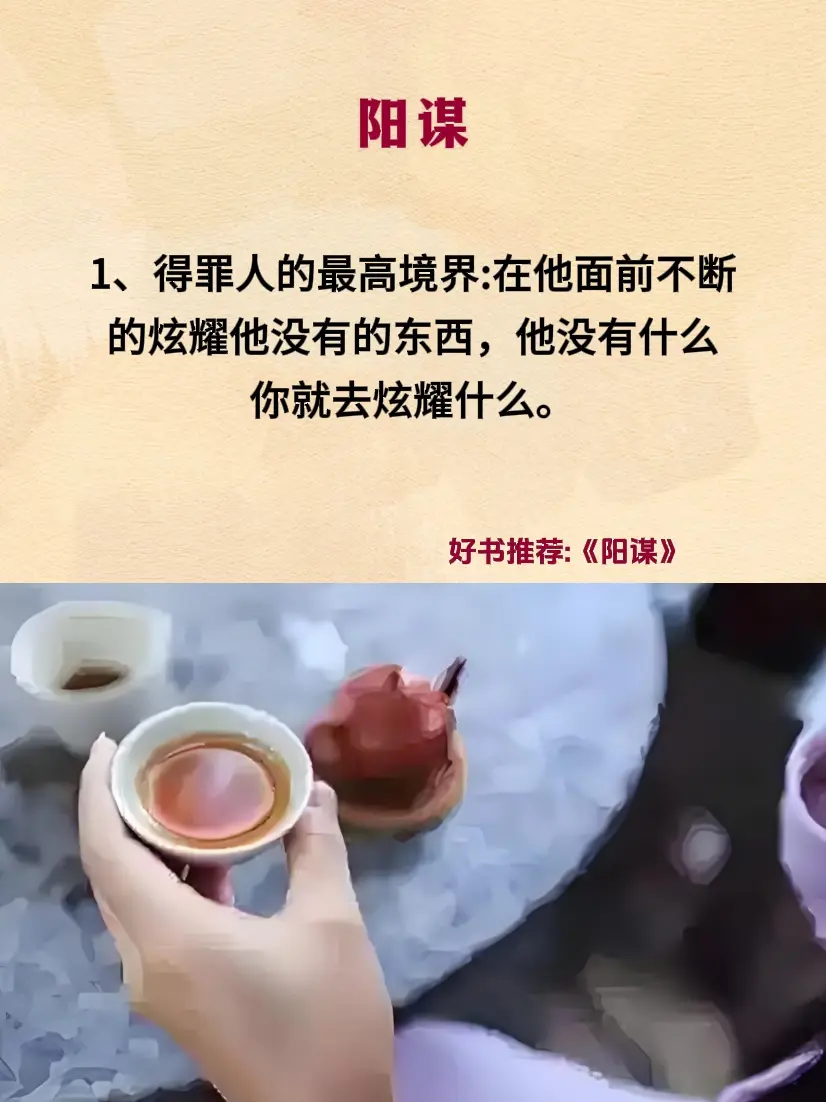 心计谋略 谋略智慧 阳谋 好书分享
