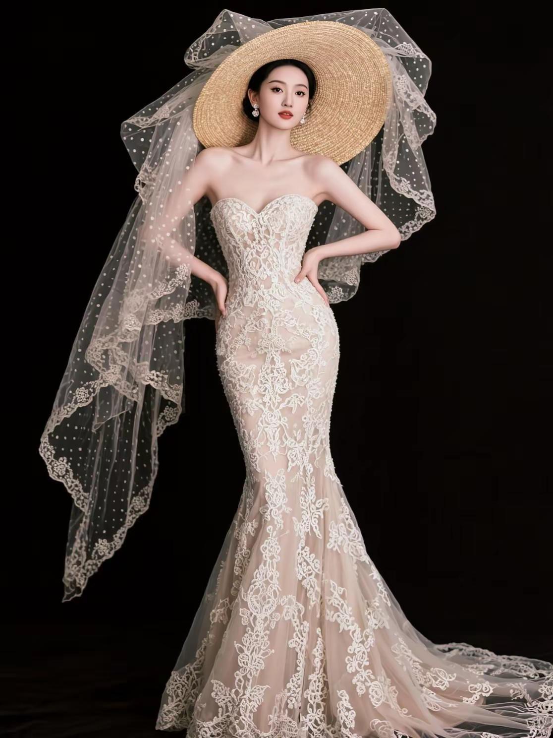 AI复古名媛写真 ai创作身材好不好