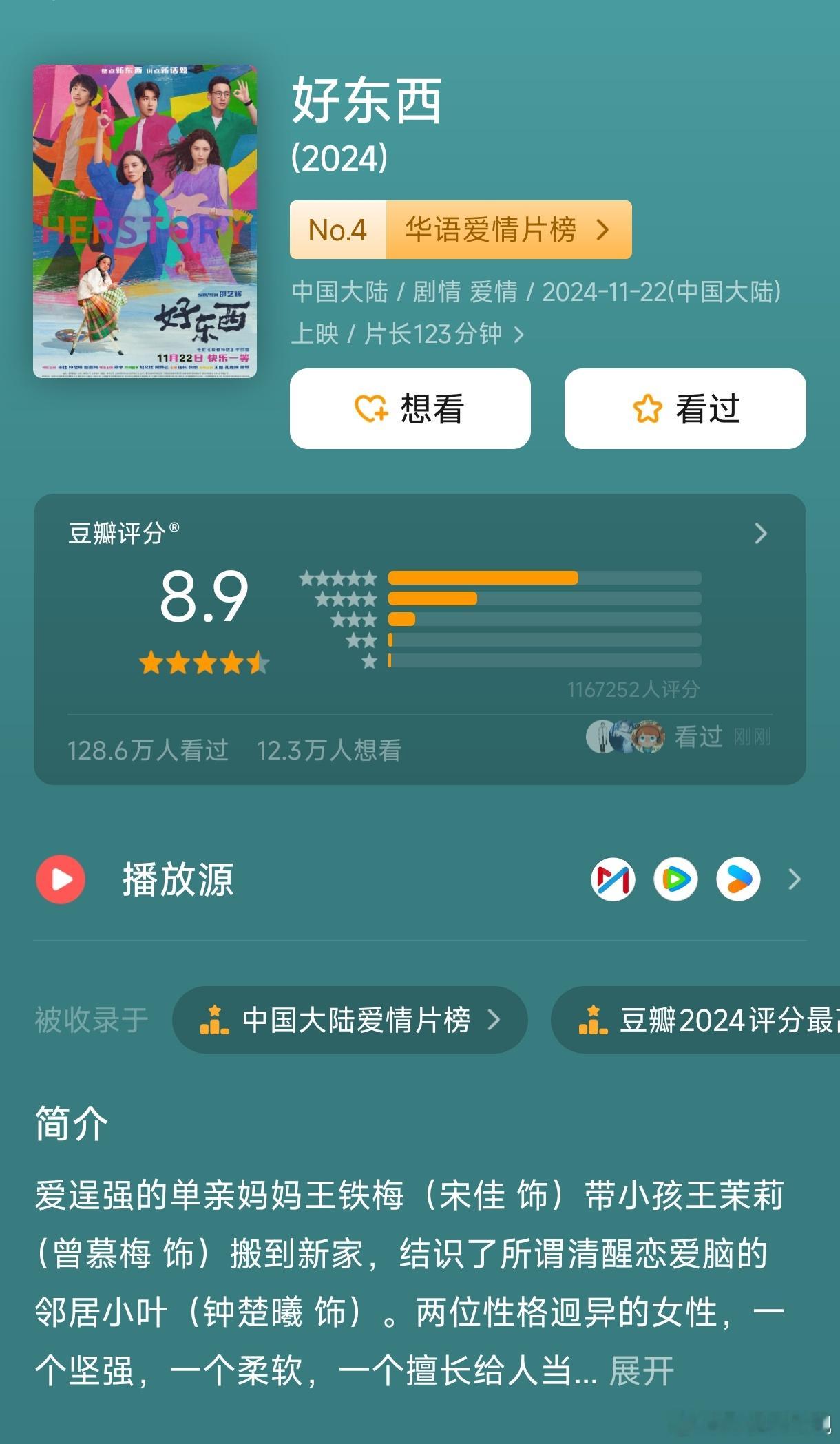 电影《好东西》评分蛮高的，为什么钟楚曦拿奖被骂，宋佳获奖也被骂？是因为宋佳金鸡奖