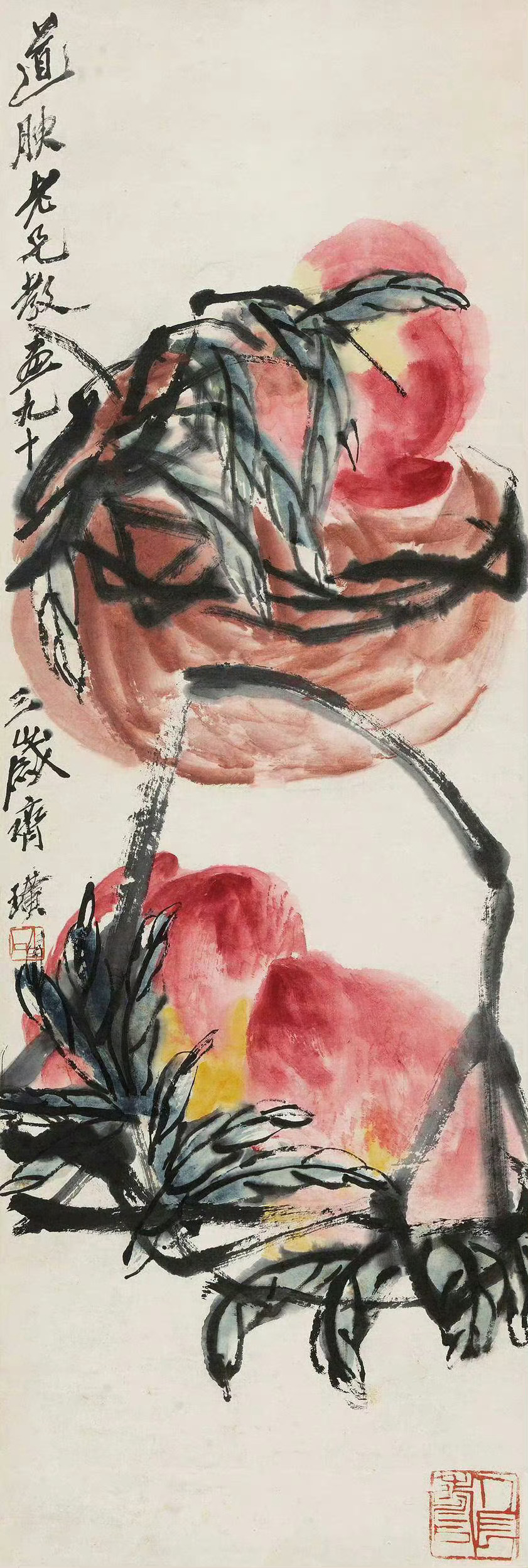 “ 多福多寿 … ”丨齐白石 · 绘 