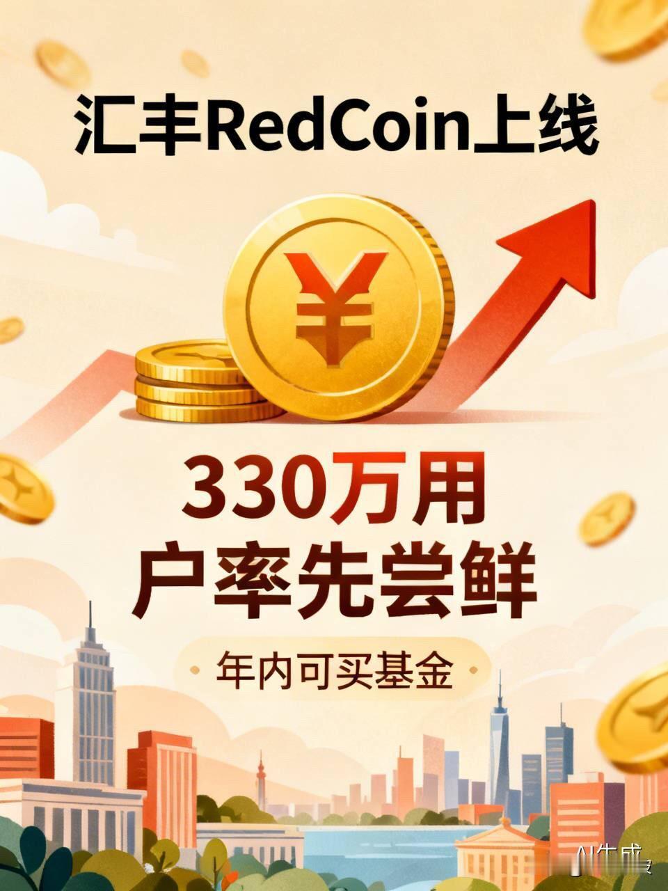 汇丰重磅出手！首枚稳定币RedCoin上线，330万用户率先尝鲜，年内还能买基金