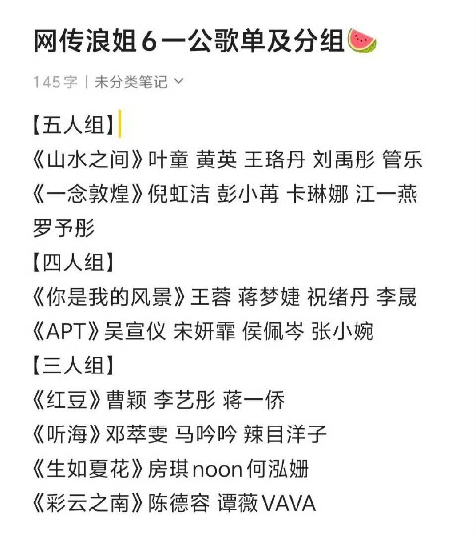 浪姐6一公录制 哦买噶！！终于一共录制了呢，每一个姐姐都很美各自有特色呢，你们最