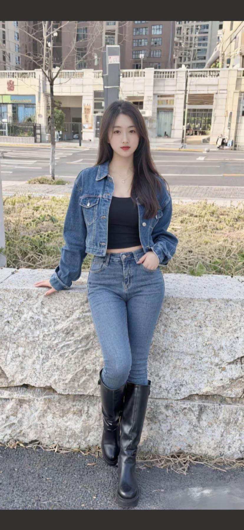 都市牛仔风穿搭，酷炫又时尚！