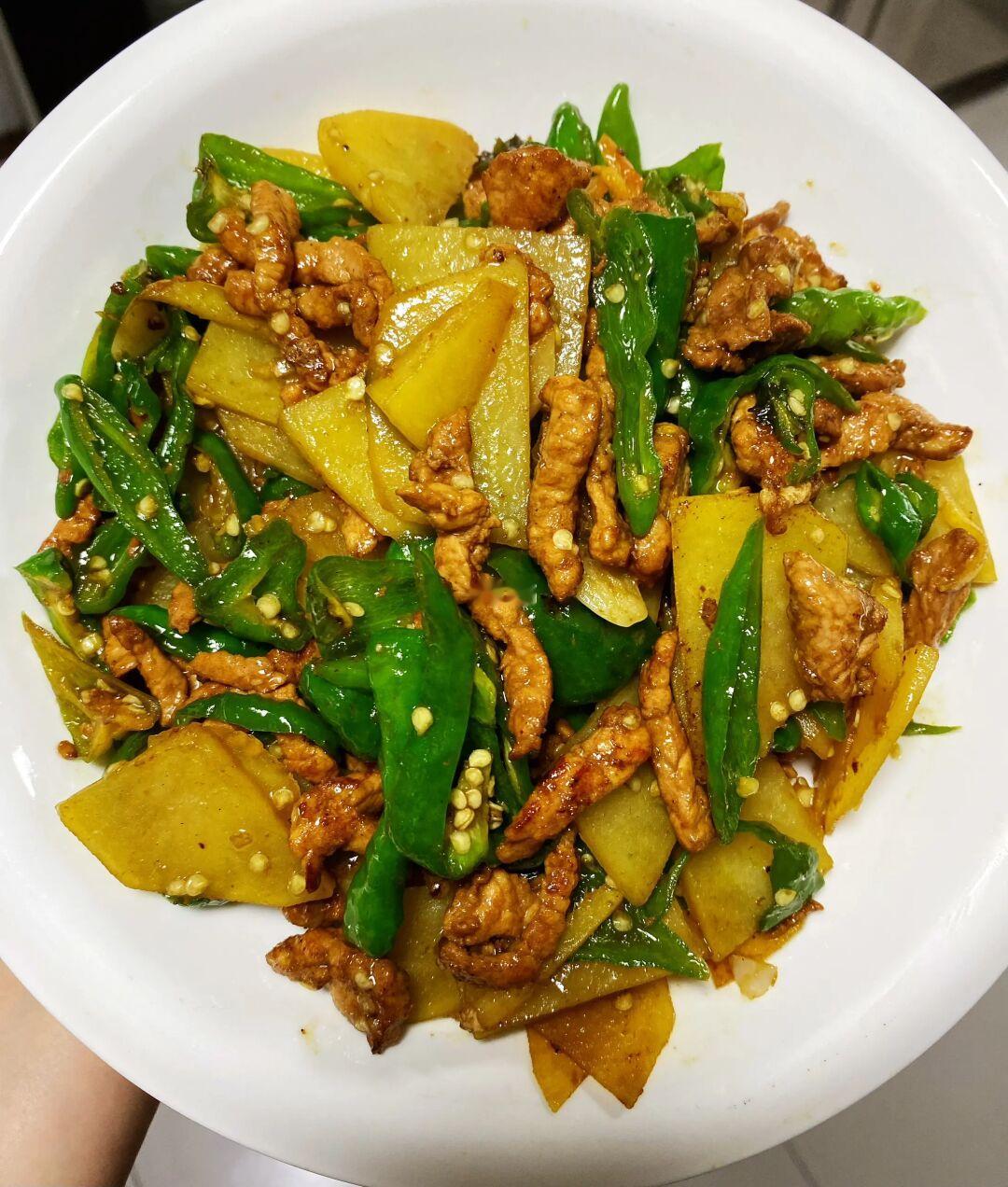 🌟土豆辣椒炒肉🌟隔着屏幕就能感觉到下饭！