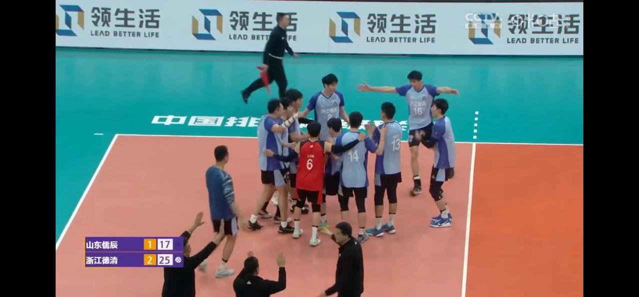 男排排超1/4决赛浙江队对山东队的比赛已经结束，浙江队以3：1战胜山东队，纵观整