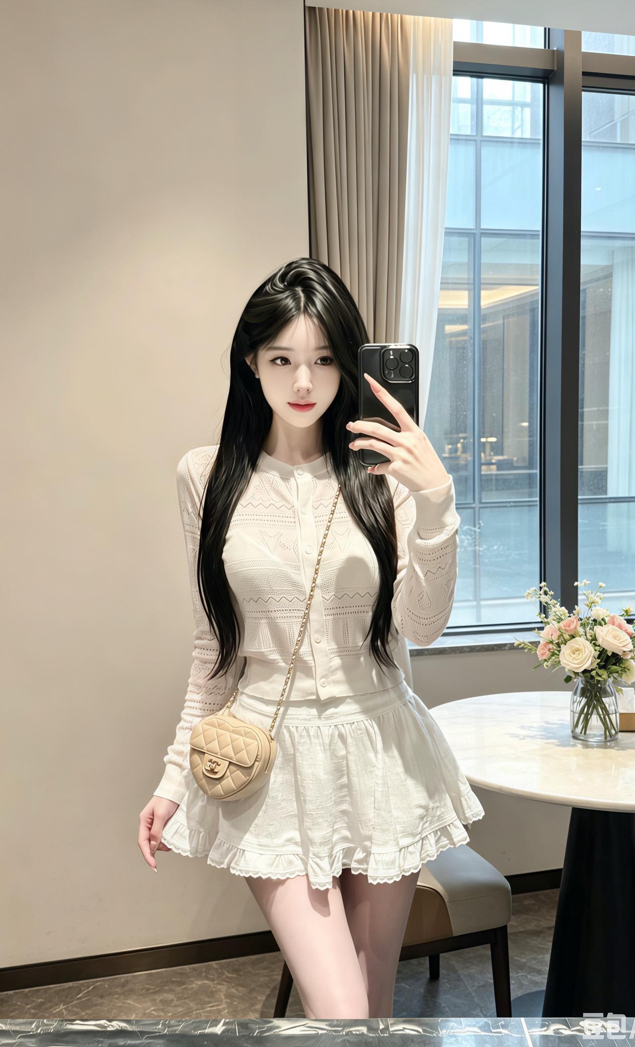 超美的甜妹穿搭分享 ootd女生穿搭 纯欲风穿搭