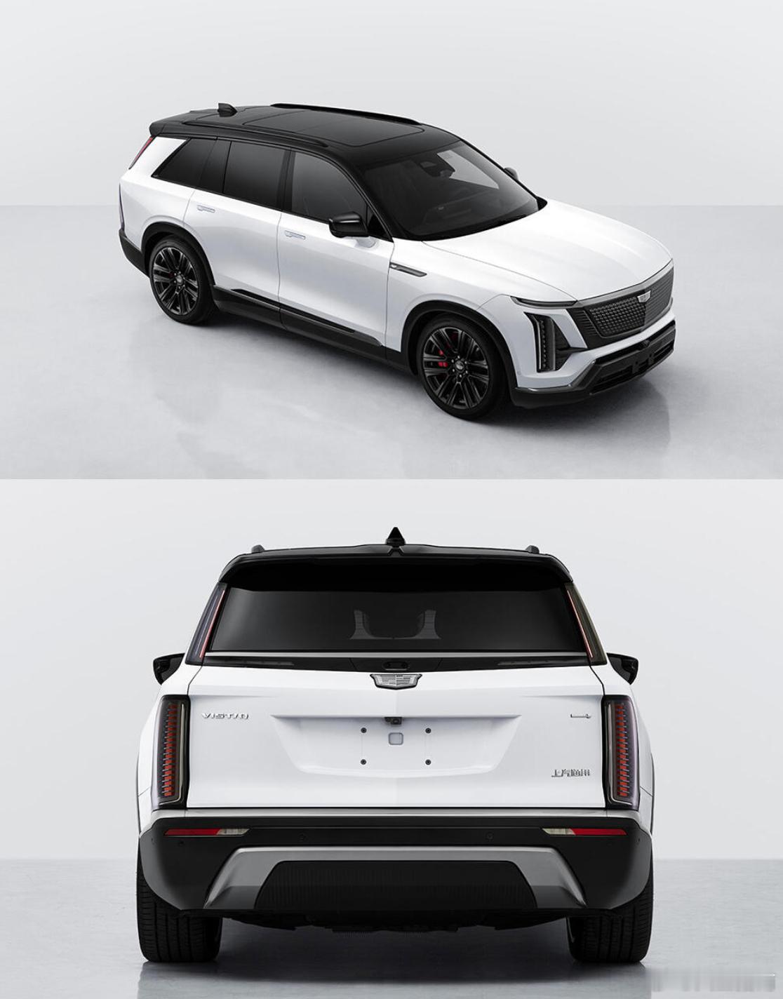 奥特能智电平台第四款SUV车型，凯迪拉克VISTIQ采用6座设计，定位大型SUV