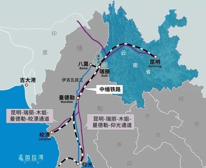 过去几年间，中企在缅甸的项目没少出事，两大关键通道的风险尤为直观。皎漂港在若开邦