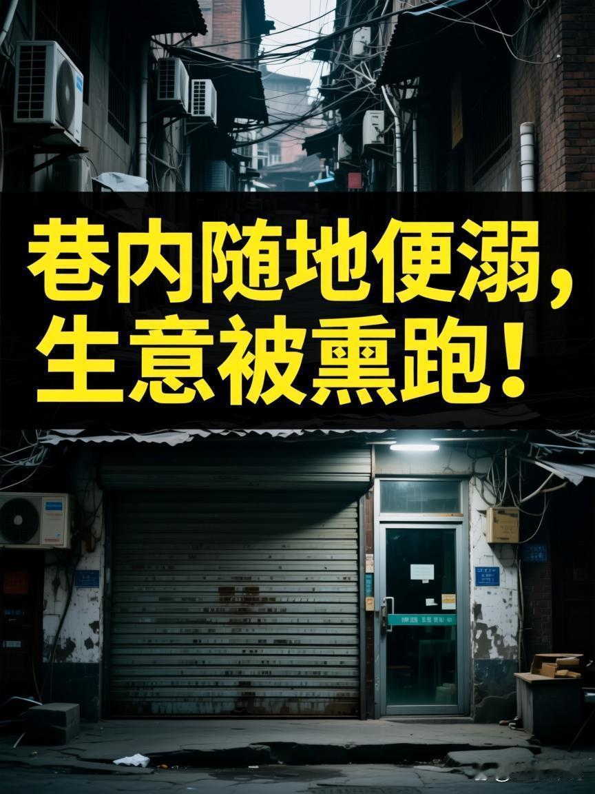 山西晋城这条背街小巷的随地便溺问题，不是小事，已经影响到周边商户的正常经营🚫