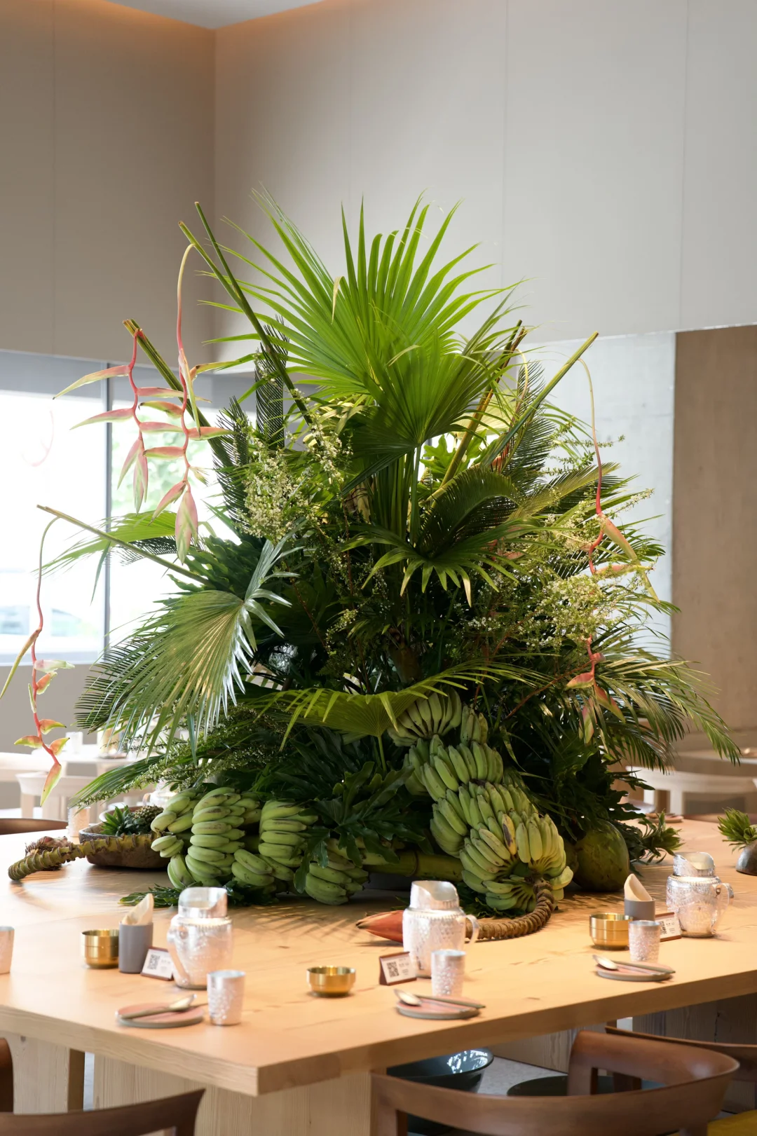 泰国餐厅花艺装置｜通心泰HOLOTHAI深圳湾店