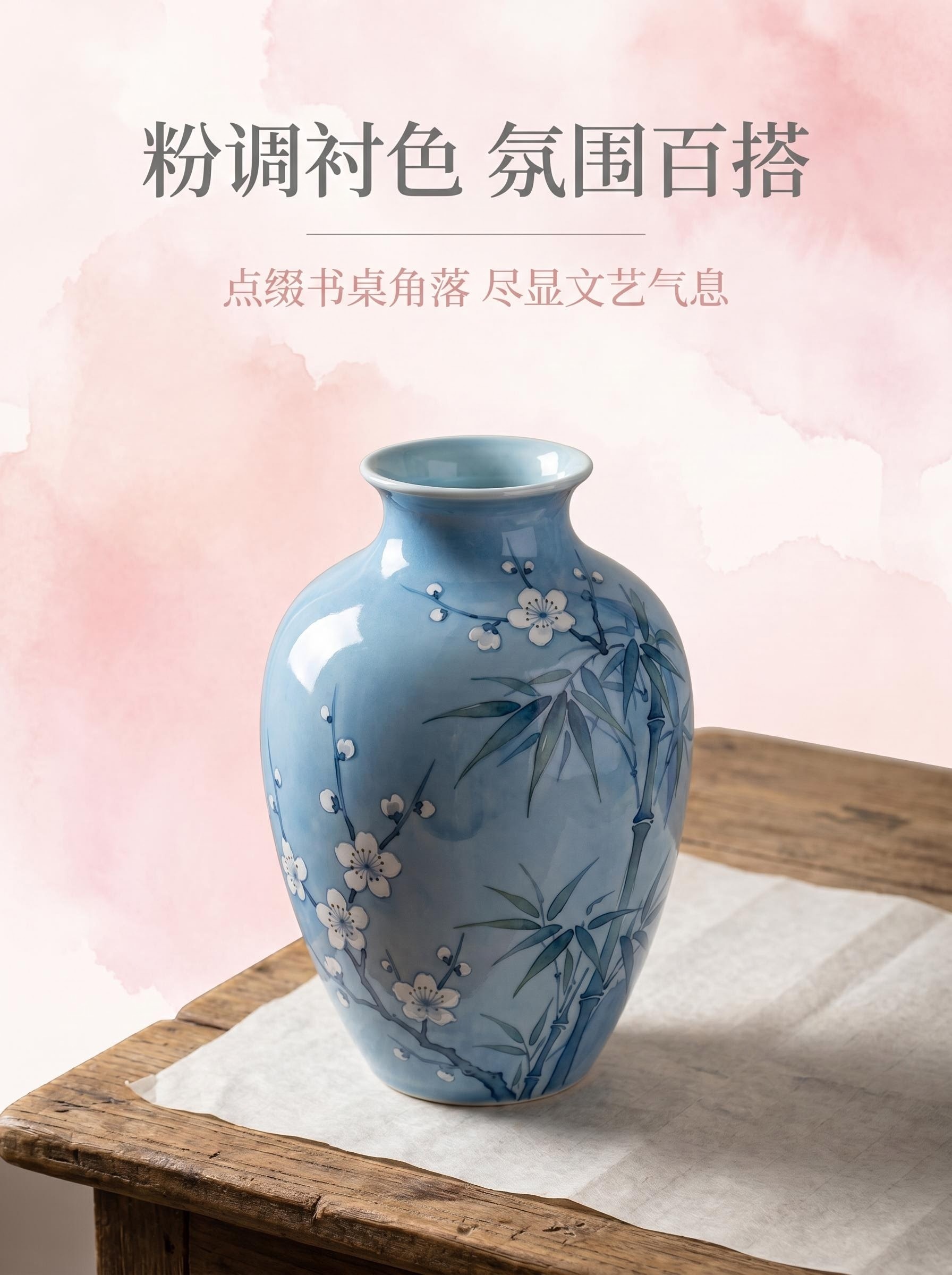 青花瓷瓶帅爆了～ 