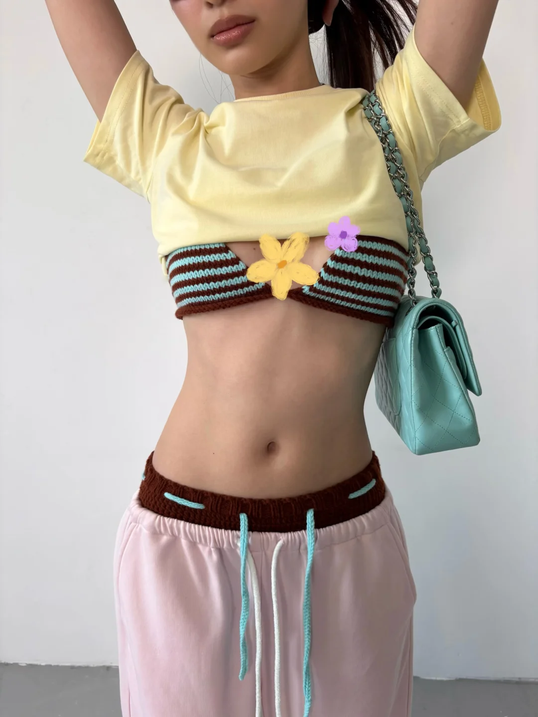 夏天的颜色 🩵🩷💛