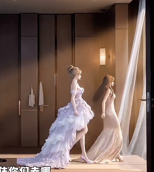 女主宝宝的紫色礼裙真的很好看 ​​​