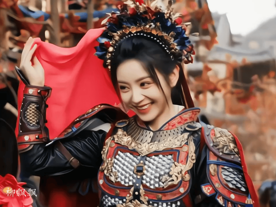 田曦薇簪花披甲女将军田曦薇武女一 田曦薇簪花披甲女将军这个出场美我一大跳凯旋归来