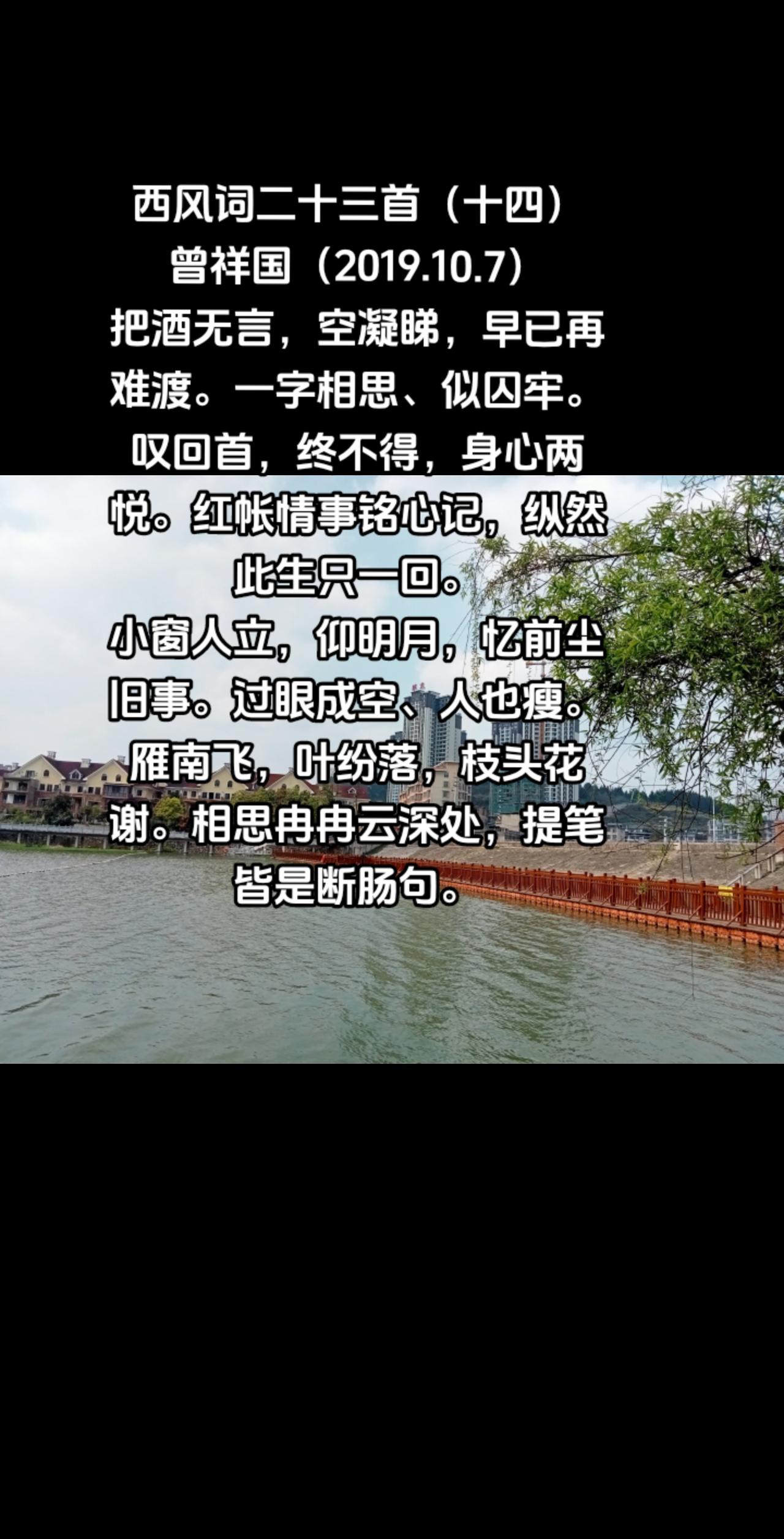 西风词二十三首（十四）