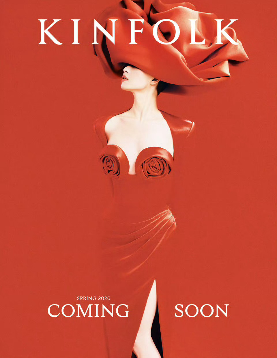 倪妮 x KINFOLK China Spring 2026好美！！玫瑰元素的红