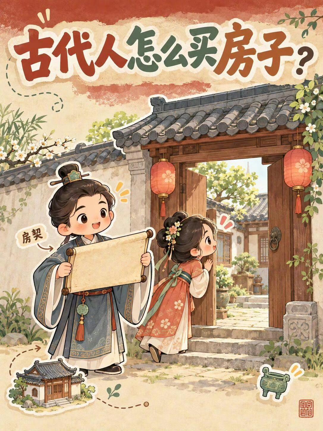 古代买房有多麻烦？不是有钱就能买！
 
你以为古人买房，一手交钱一手交房就完事？