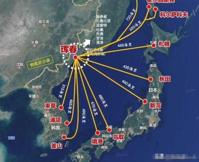 15公里，卡了中国一百多年！图们江入海口就在眼前，俄朝两岸死死夹住这条水道，中国