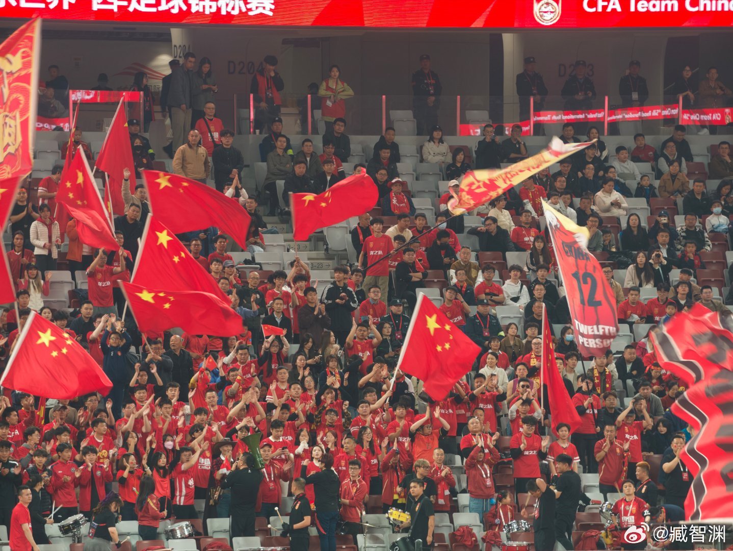 对手打进世界波，暂时0比1u23国足vs泰国u23 西安·西安国际足球中心