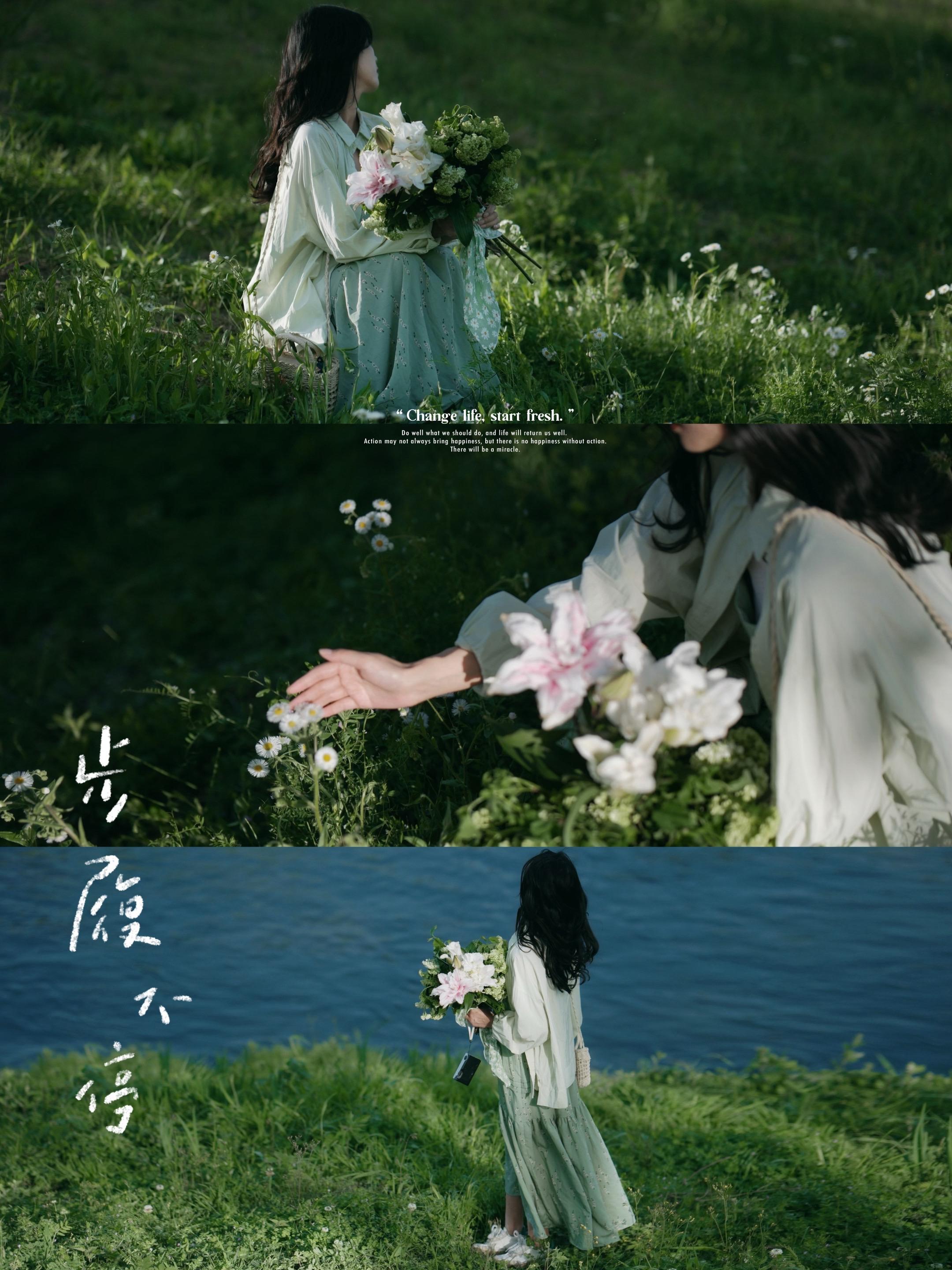 夏日森系文艺电影感拍照。（好久没更新啦……） / 夏天来了，记录一个有...