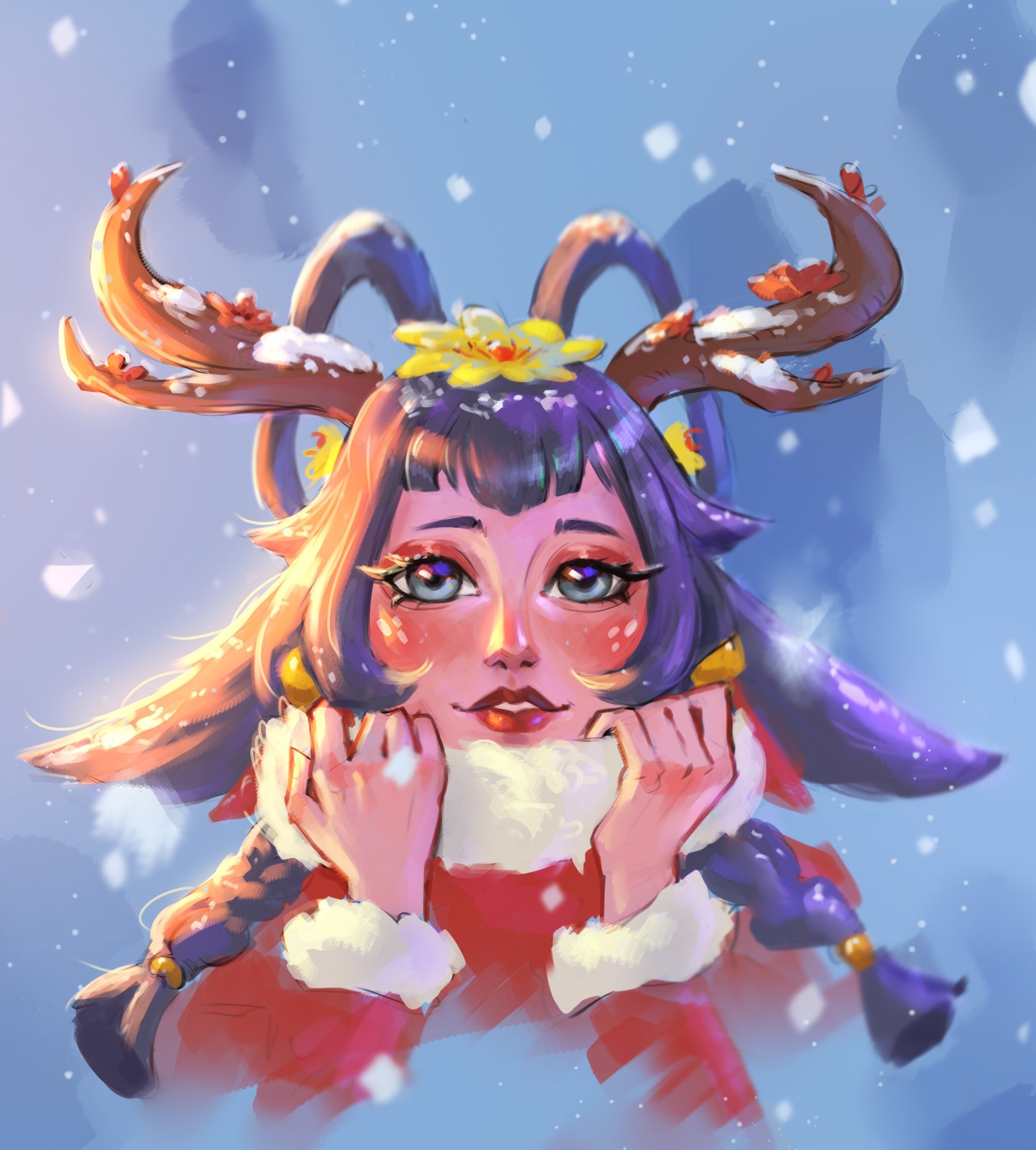 莉莉娅（cr:tashinaart）英雄联盟