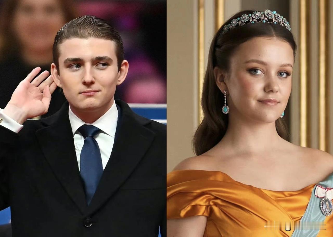 特朗普粉圈疯传，声称特朗普的小儿子巴伦应该娶丹麦的伊莎贝拉公主，如此，格陵兰岛便