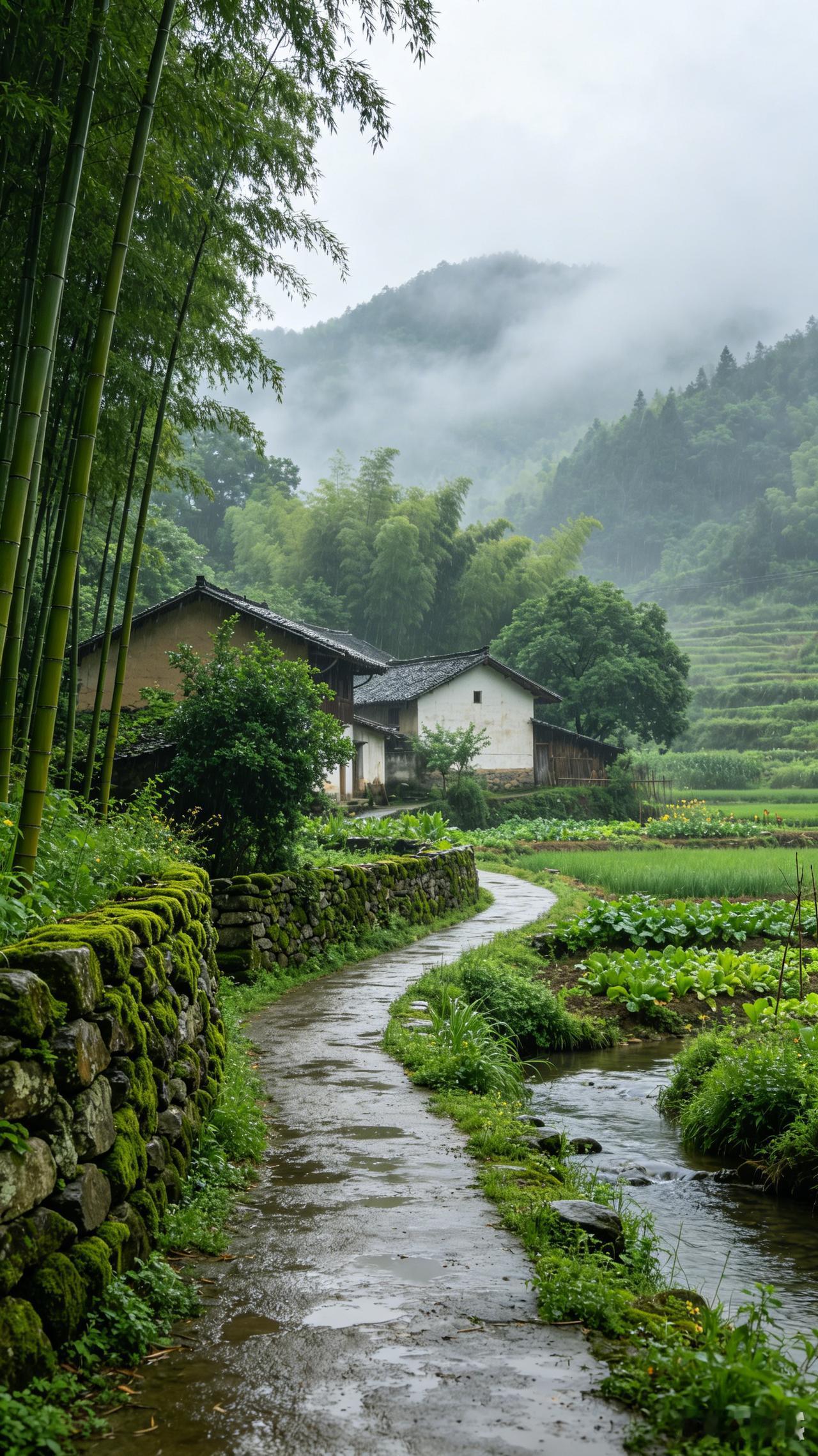 这原生态的乡村风景，是不是你记忆里老家的模样？ 没有精致民宿，没有商业街，只有走