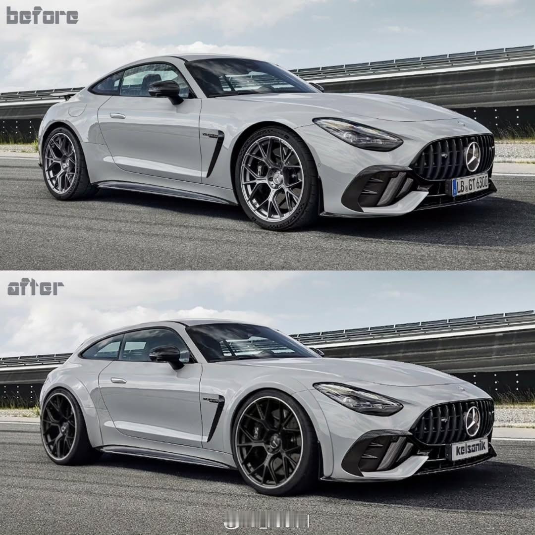 奔驰AMG GT猎装版渲染图 把奔驰AMG GT做成Shooting Brake