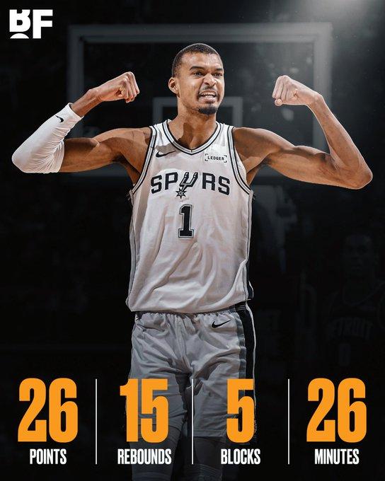 文班亚马统治赛场，马刺136-111大胜热火豪取6连胜
北京时间2026年3月2