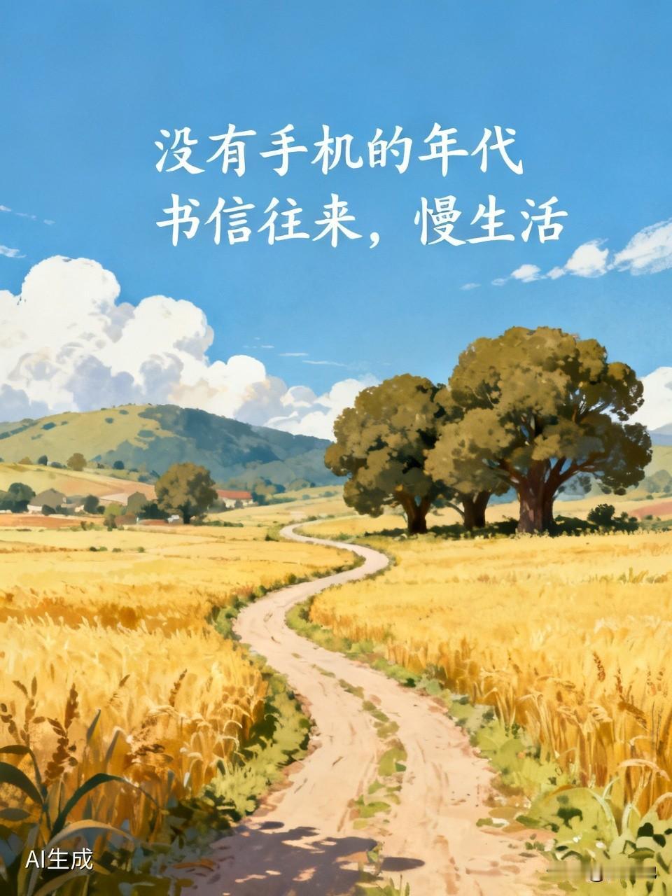 我会怀念那个没有手机的年代，虽然消息闭塞，简单的生活也很有趣，没有噪音，没有污染