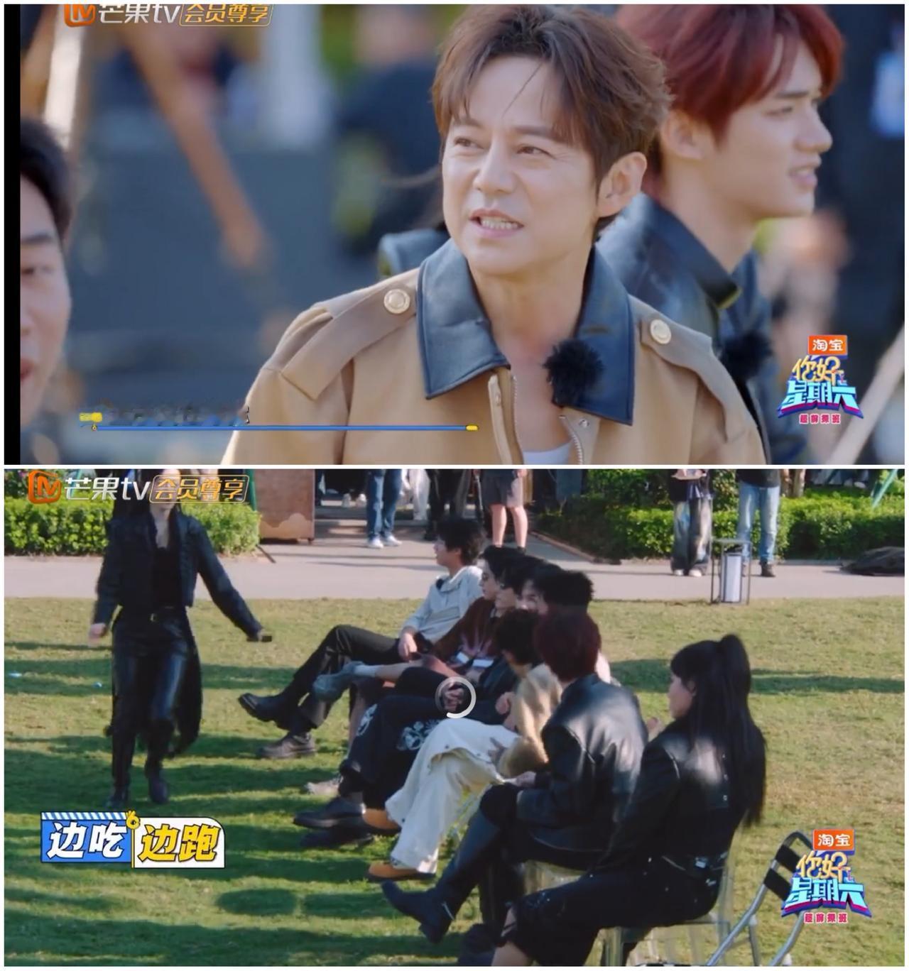 何炅真的为孟子义操碎了心，
孟子义继续这样下去，
何炅也扛不住了。

眼看要开始