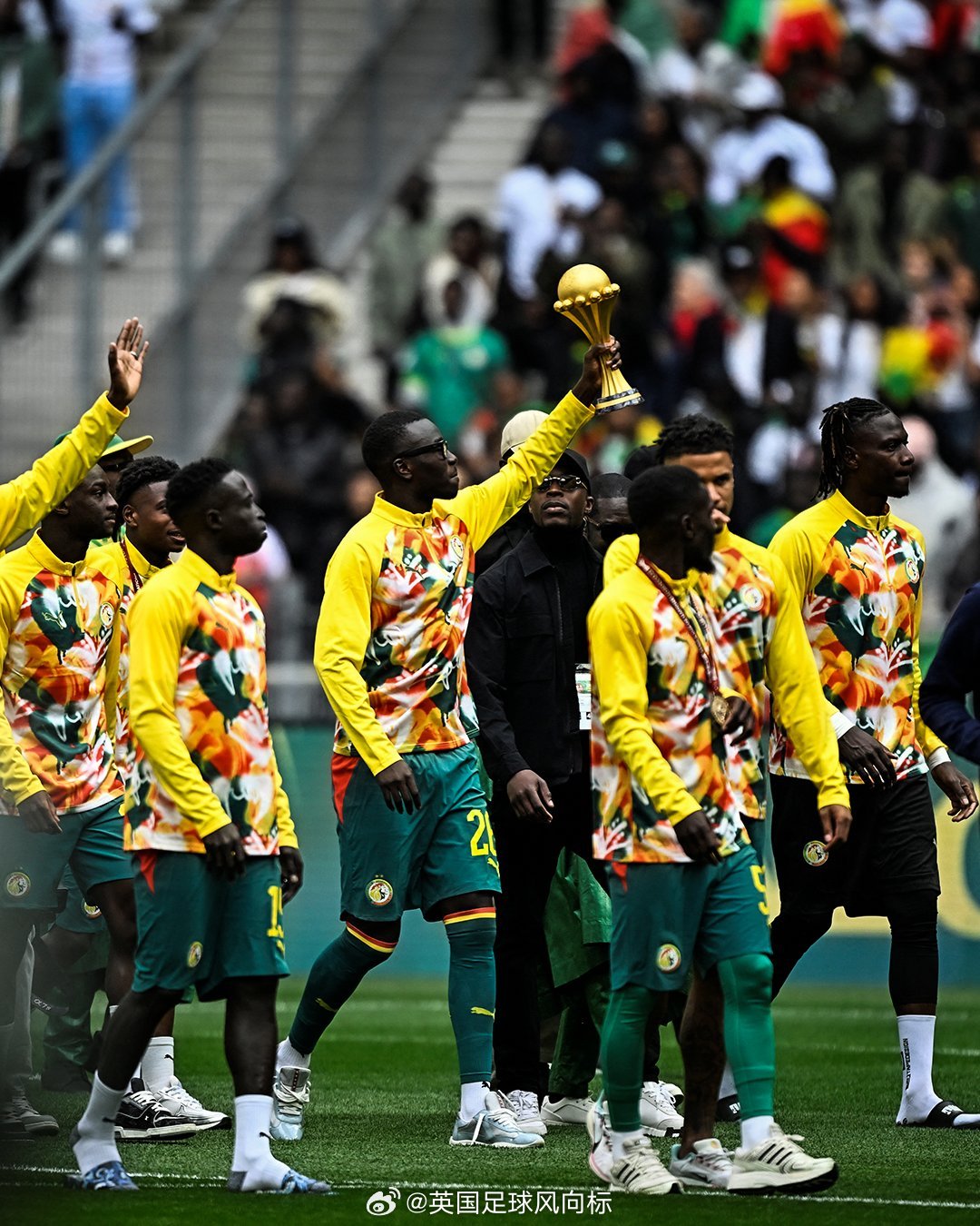 【非洲杯在我手上】国际友谊赛，法兰西大球场，塞内加尔vs秘鲁，比赛开始前，塞内加