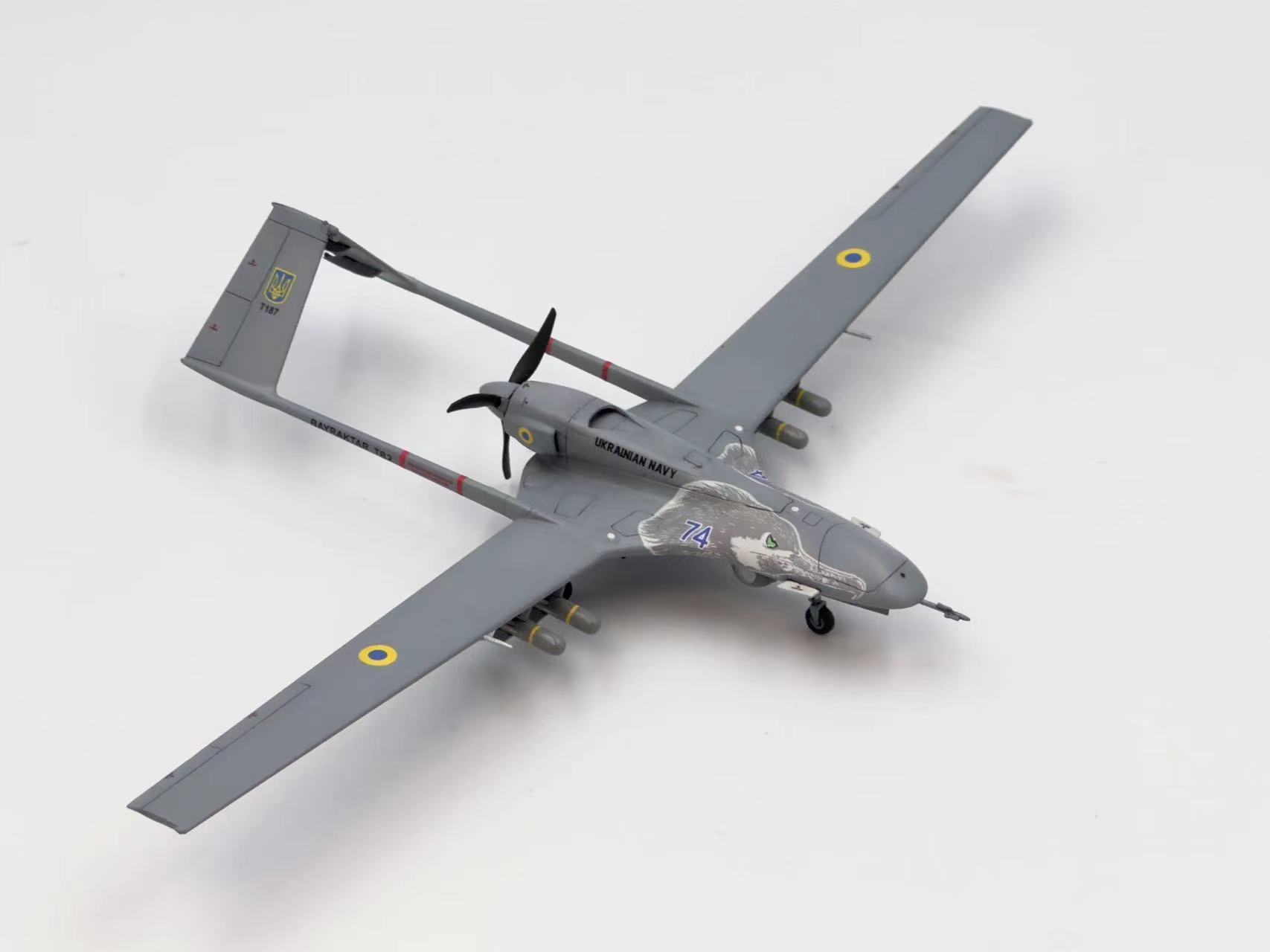 TB.2 UAV Ukrainian Navy，有一嗦一涂装挺好看 ​​​
