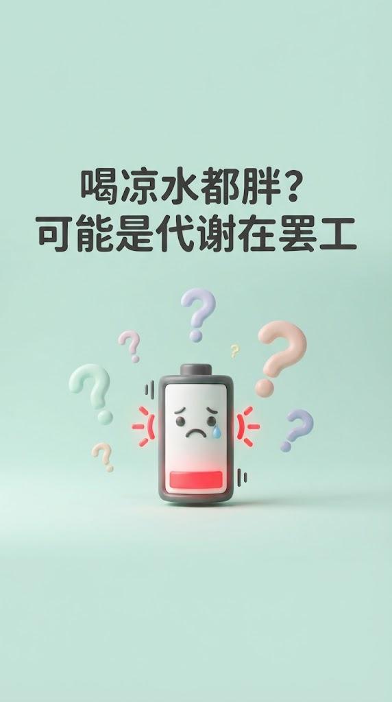 喝凉水都胖？可能是代谢在罢工

身边总有这样的人：吃得比猫少，胖得比谁快。

每