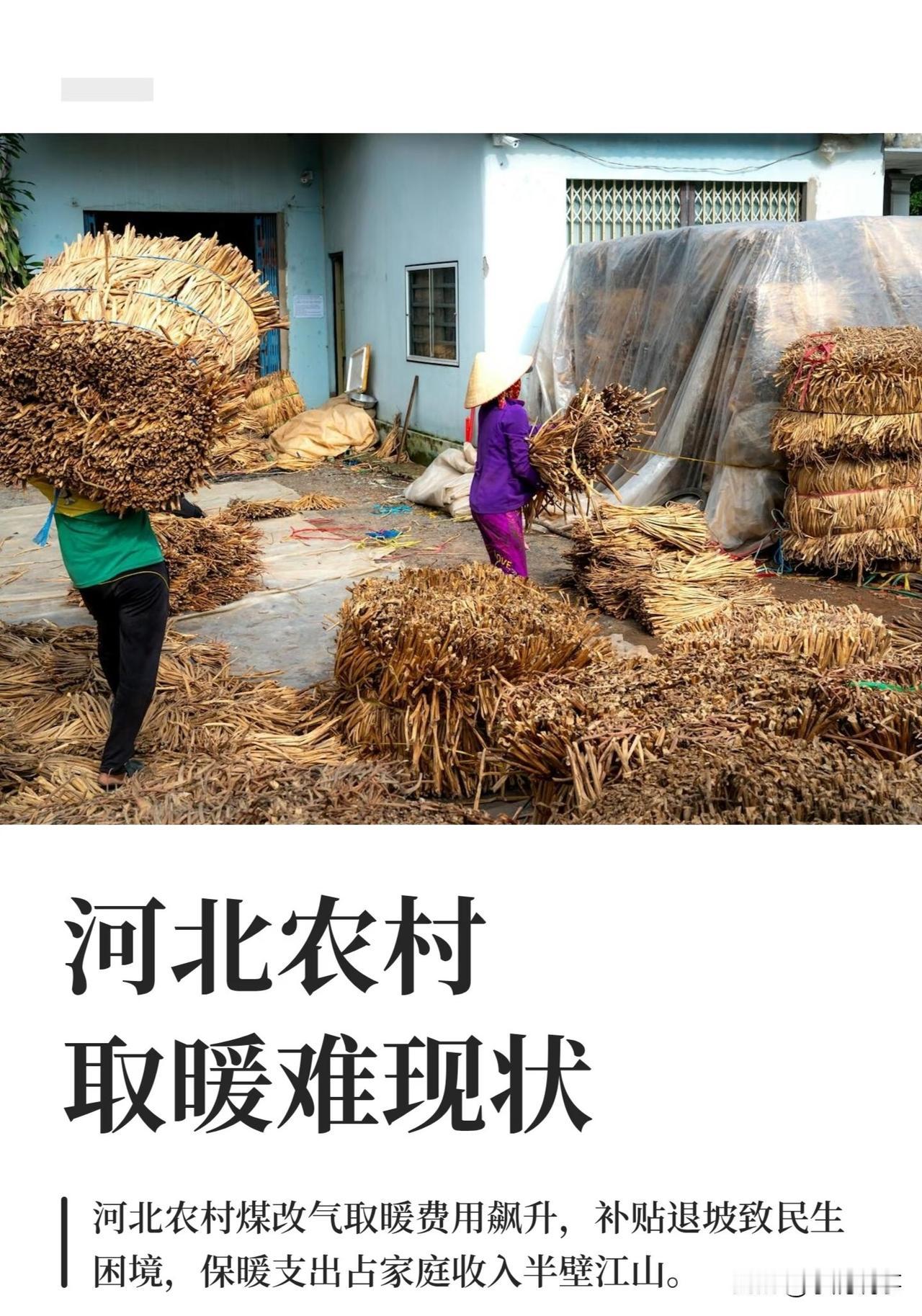 河北农村的取暖账本最近摊开了。收入刚过两万的村民，一个冬天得掏出五六千甚至上万块